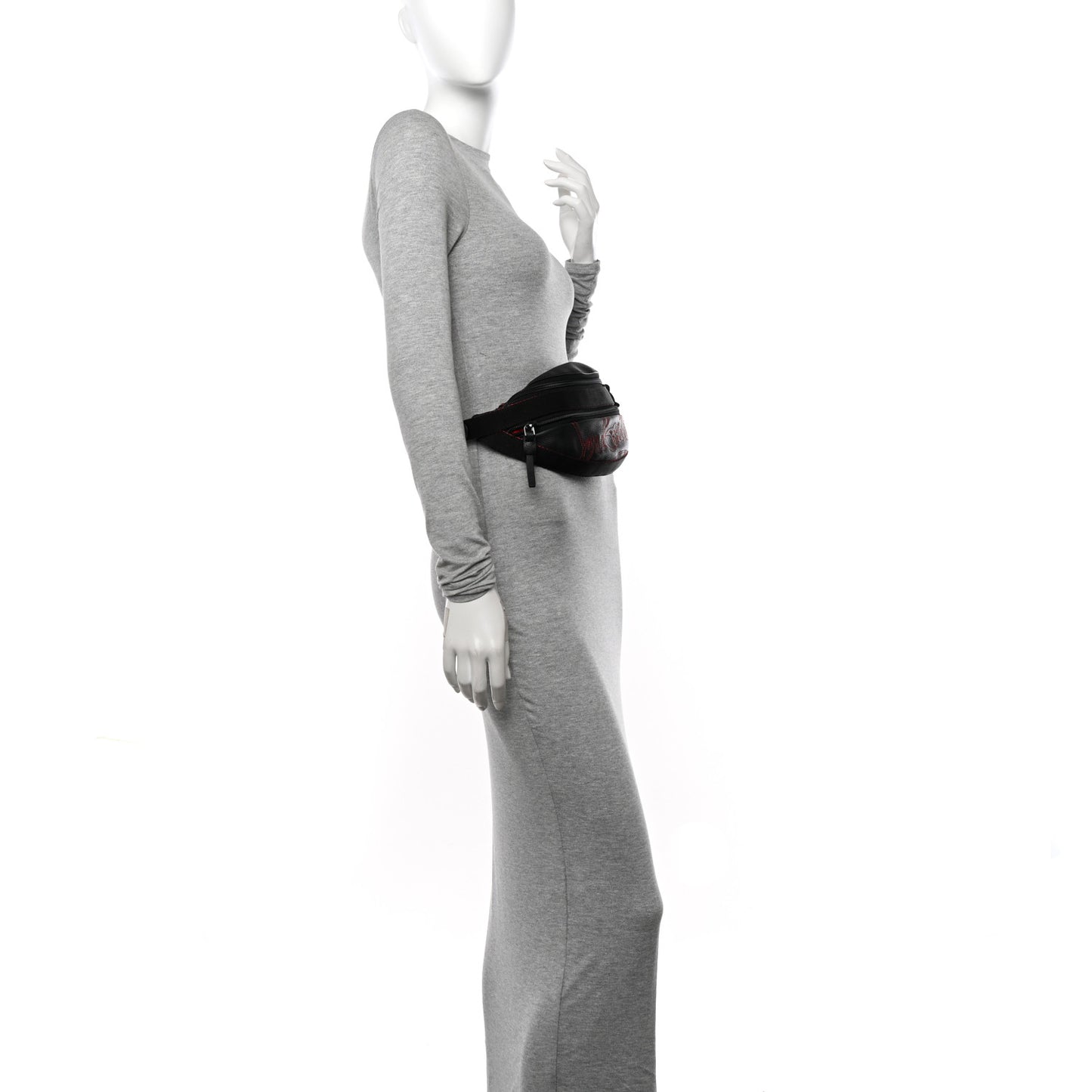 Calfskin Paris NYC Belt Bag Black