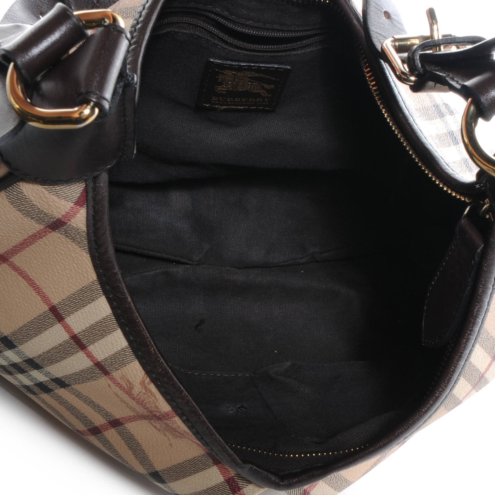 Burberry Haymarket Check Small Rydal Hobo 5 of 9