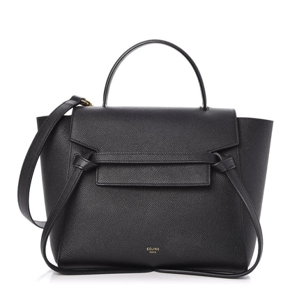 Celine Grained Calfskin Micro Belt Bag Black 1 of 9