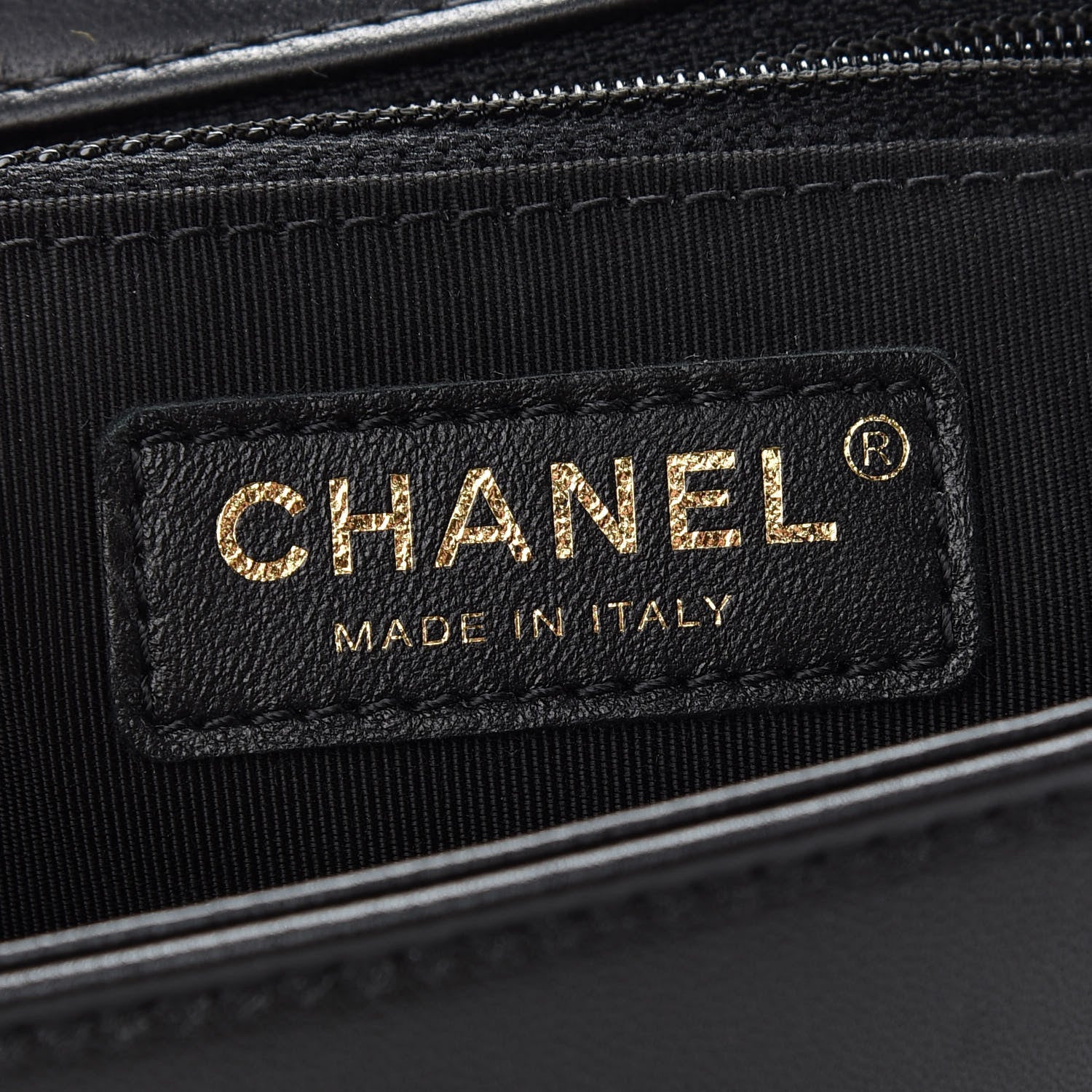 Chanel Lambskin Quilted Studded CC Flap Black 6 of 9