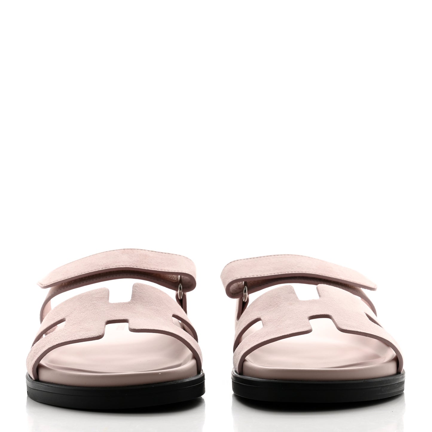 Suede Goatskin Womens Chypre Sandals 38 Rose Perle