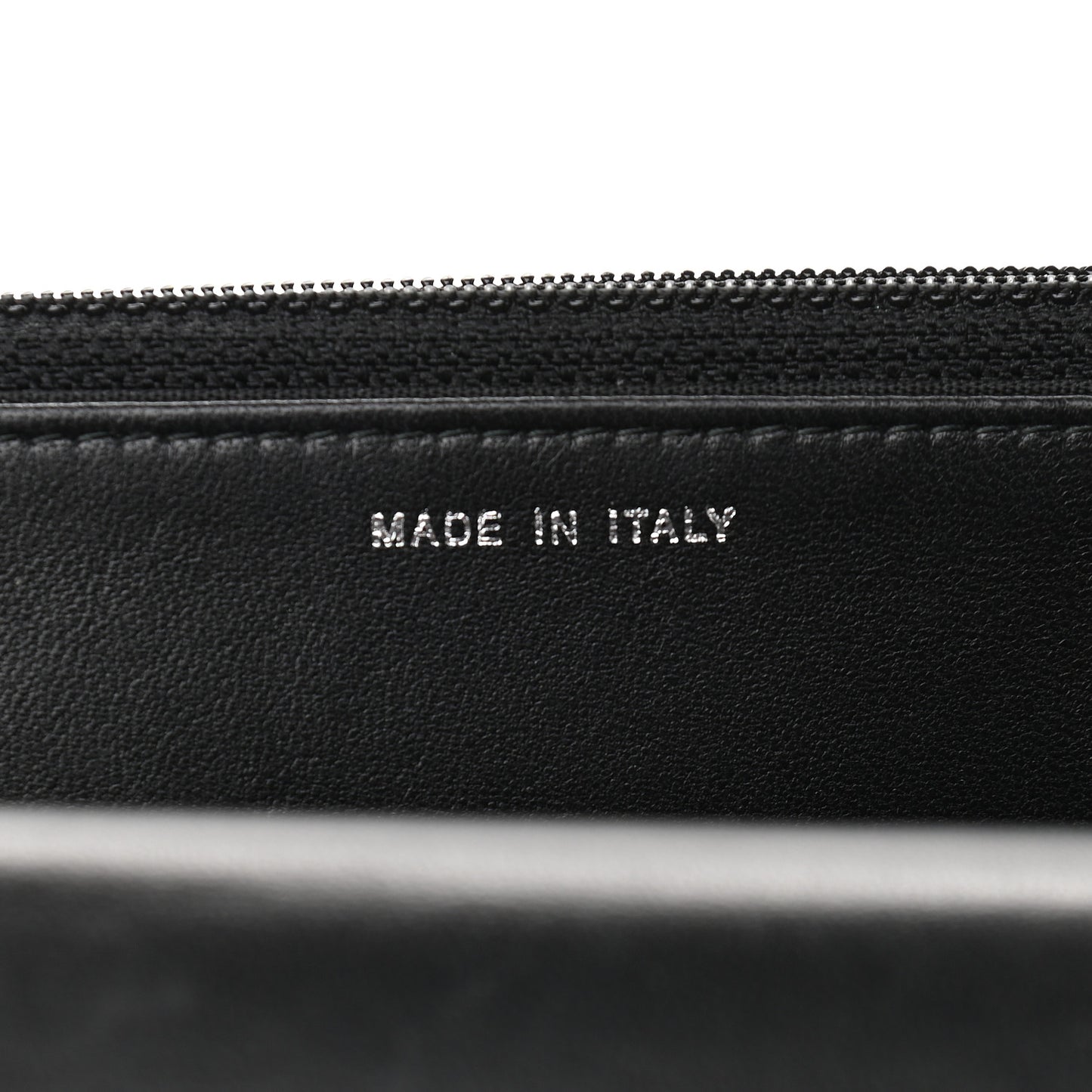 Lambskin Quilted Trendy CC Wallet On Chain WOC Black