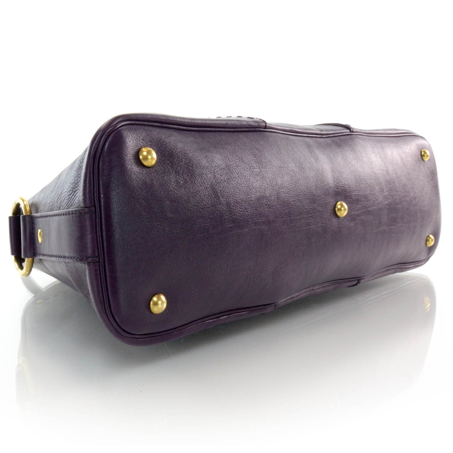 Leather Large Muse Purple