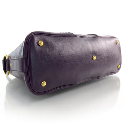 Saint Laurent Leather Large Muse Purple 4 of 8
