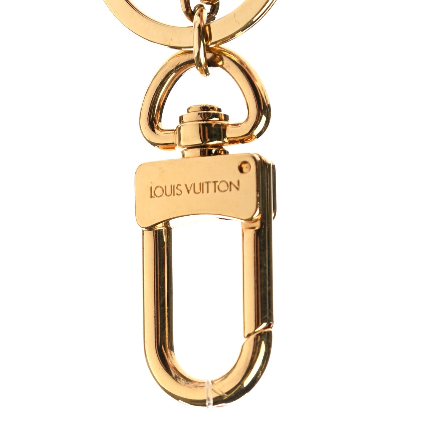 LV Facettes Bag Charm Key Holder Gold