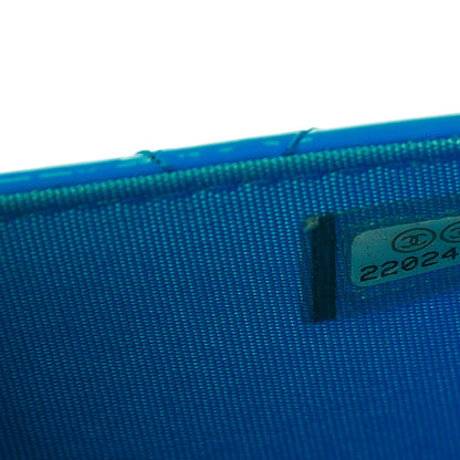 Chanel Patent Calfskin Quilted Boy Wallet On Chain WOC Blue 8 of 12