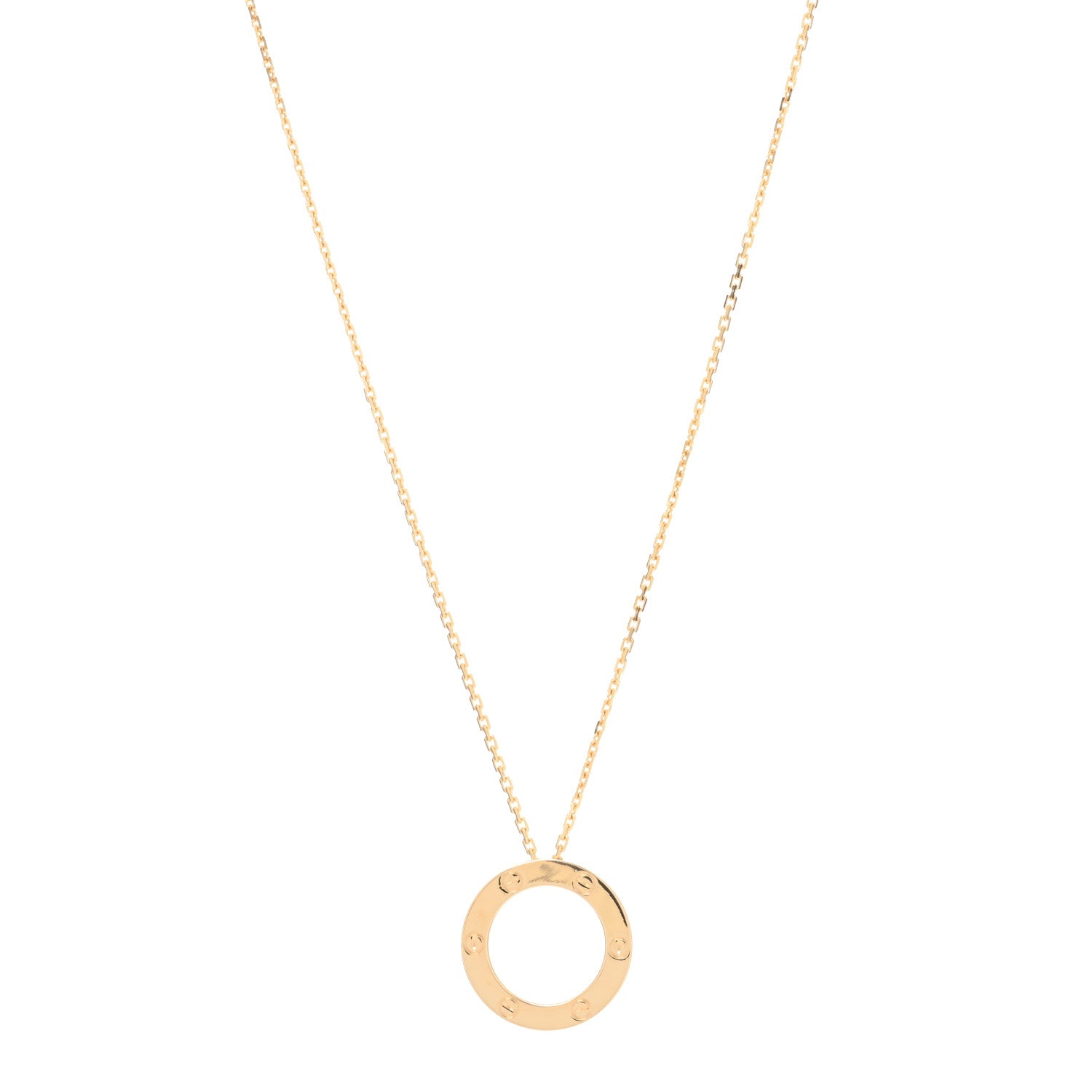 Cartier 18K Yellow Gold LOVE Pendant Necklace 1 of 4
