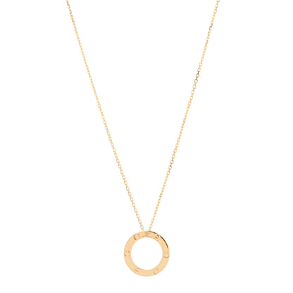 Cartier 18K Yellow Gold LOVE Pendant Necklace 1 of 4