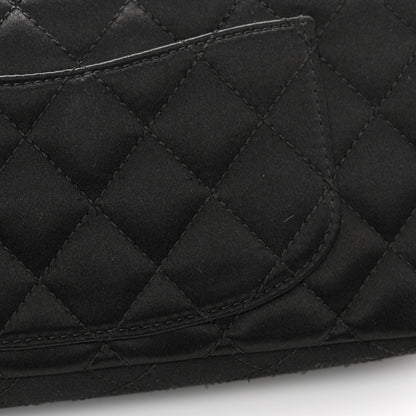 Chanel Satin Quilted Precious Jewel East West Flap Black 12 of 12