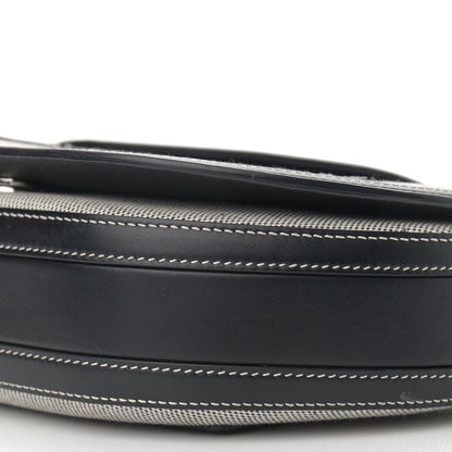Burberry Canvas Horseferry Print Small Olympia Shoulder Bag Black 8 of 13