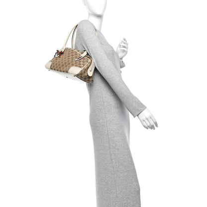 Gucci Monogram Small Princy Satchel Off White 2 of 10