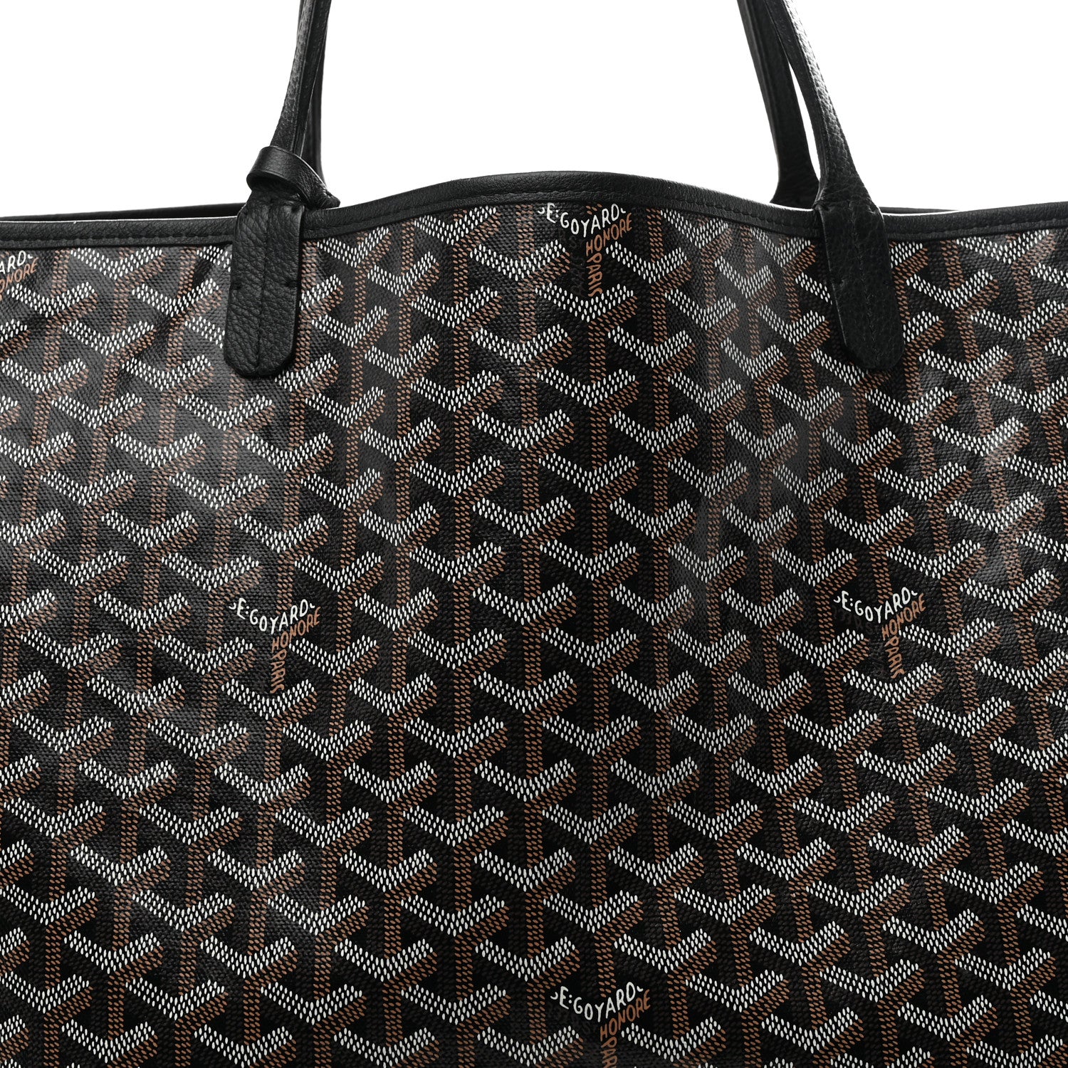 Goyard Goyardine Reversible Anjou GM Black 12 of 17