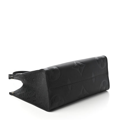 Louis Vuitton Empreinte Monogram Giant Onthego MM Black 4 of 9
