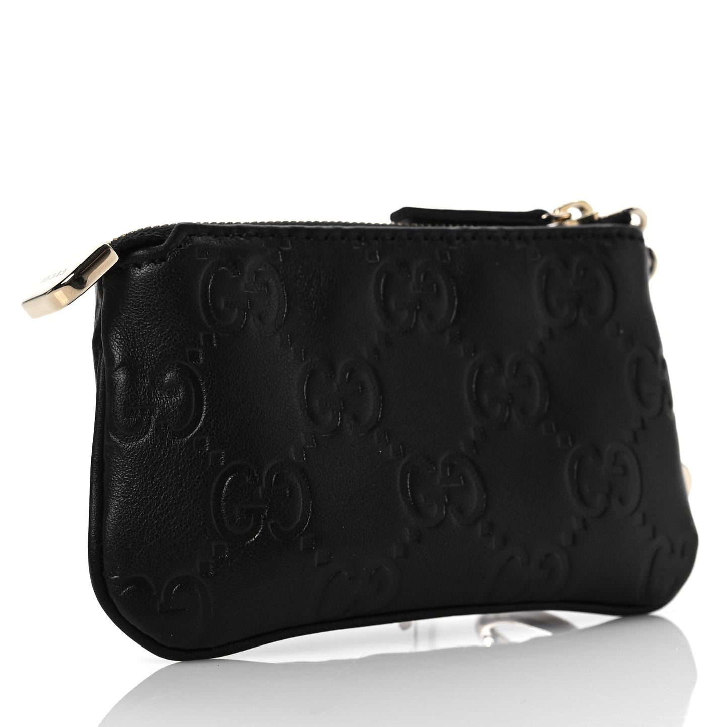 Guccissima Key Case Black