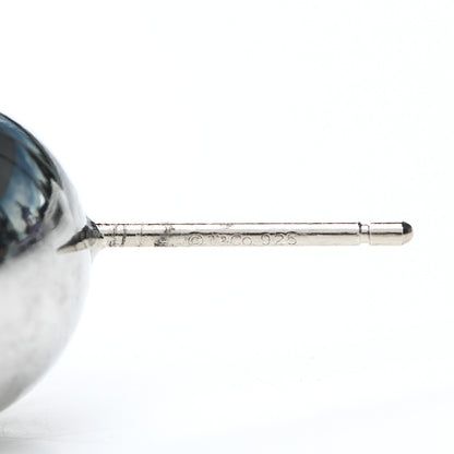 Tiffany Sterling Silver 10mm HardWear Ball Earrings 4 of 5