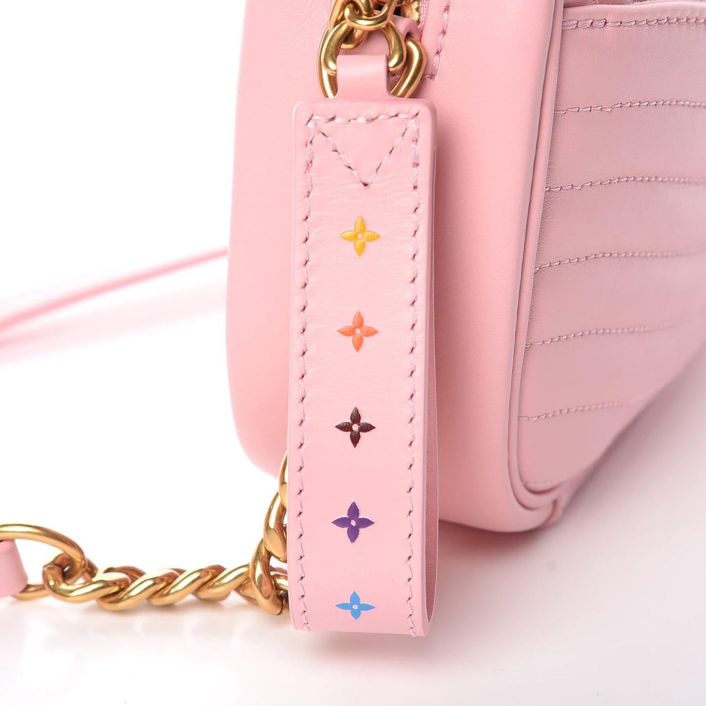 Calfskin New Wave Camera Bag Smoothie Pink