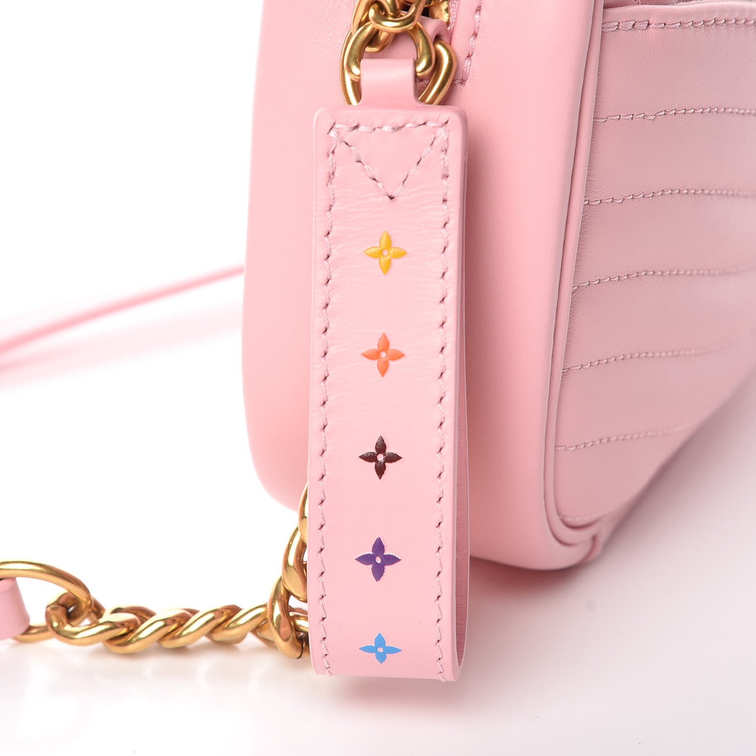 Louis Vuitton Calfskin New Wave Camera Bag Smoothie Pink 12 of 14