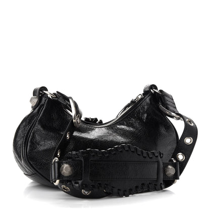 Balenciaga Agneau Arena Le Cagole Shoulder Bag XS Black 3 of 9