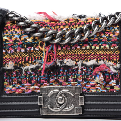 Chanel Tweed Calfskin Small Boy Flap Multicolor 10 of 11