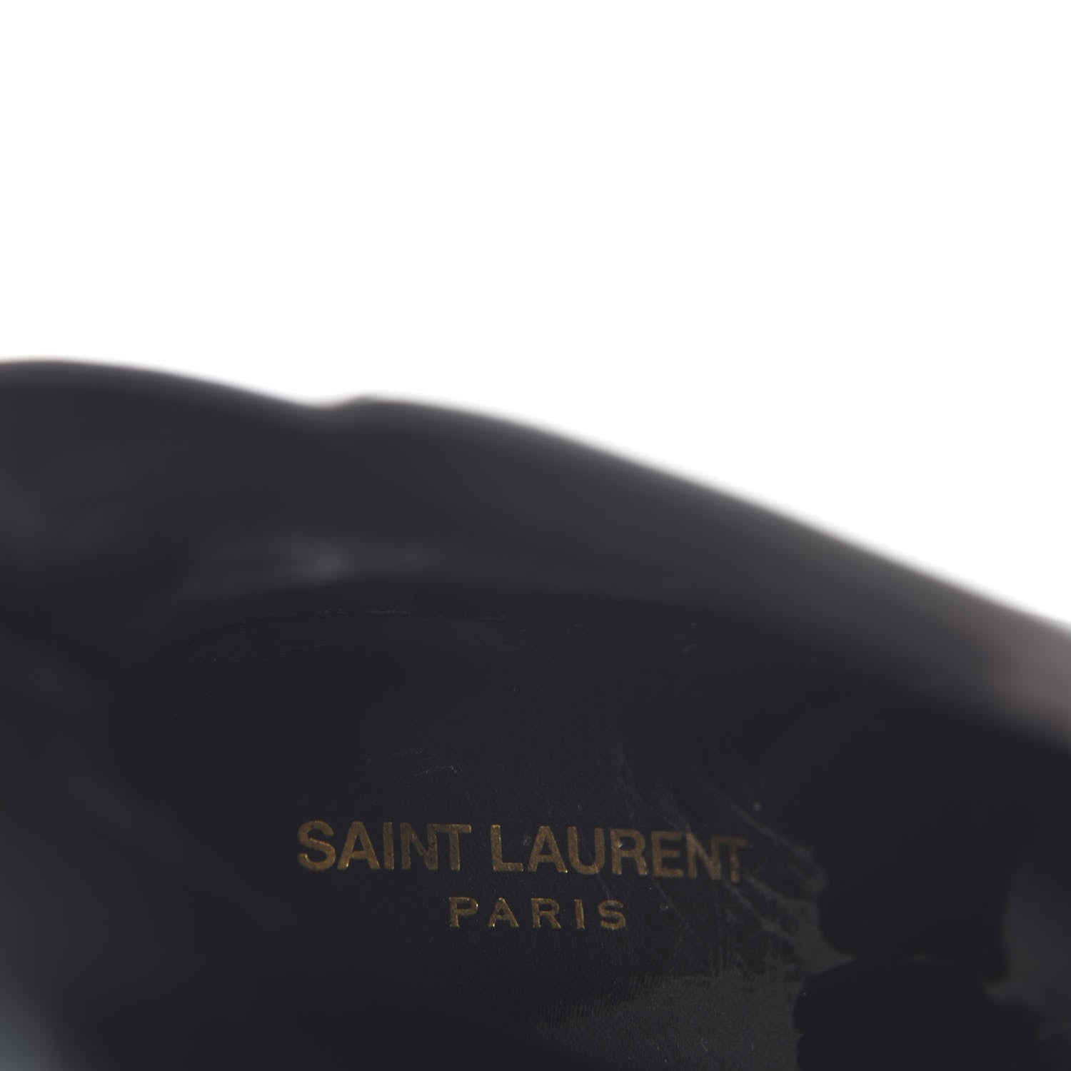 Saint Laurent Nappa Tribute Platform Ankle Boots 38.5 Black 6 of 9