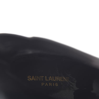 Saint Laurent Nappa Tribute Platform Ankle Boots 38.5 Black 6 of 9