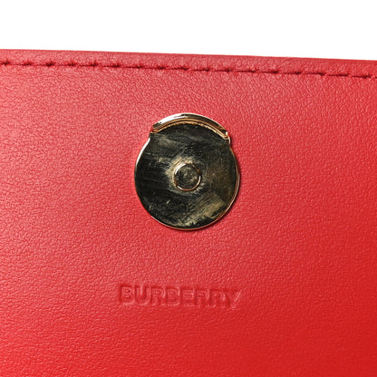 Burberry Calfskin Logo Hazelmere Wallet With Detachable Strap Red 7 of 9
