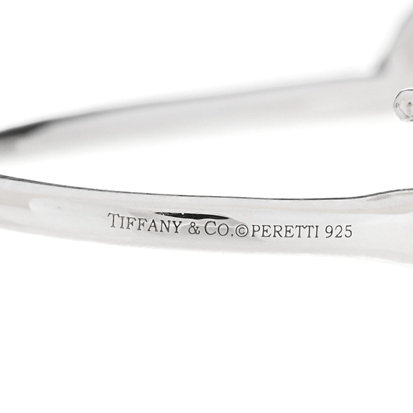 Sterling Silver Small Elsa Peretti Open Heart Hoop Earrings