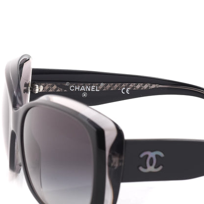 Chanel Mother of Pearl CC Sunglasses 40919 Black 6 of 9