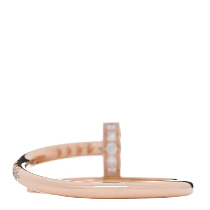 Cartier 18K Pink Gold Diamond Juste Un Clou Paved Ring 49 4.75 3 of 6