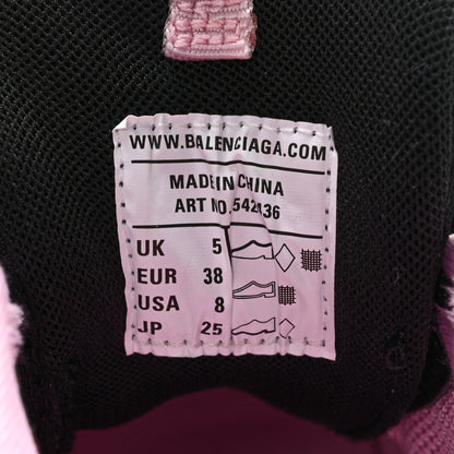 Balenciaga Mesh Nylon Bi-Color Womens Track Sneakers 38 Black Pink 7 of 7