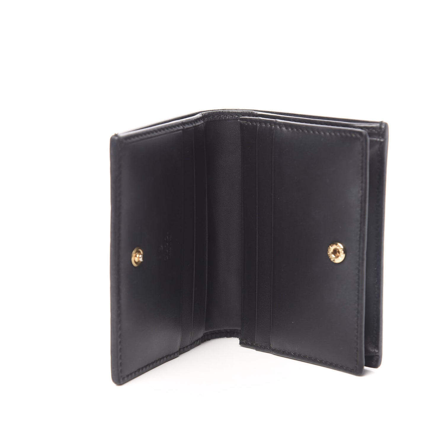 Guccissima Card Case Wallet Black