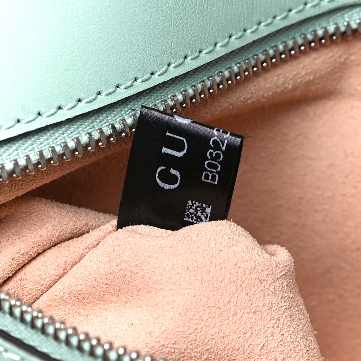 Gucci Calfskin Matelasse Small GG Marmont Shoulder Bag Water Green 10 of 15