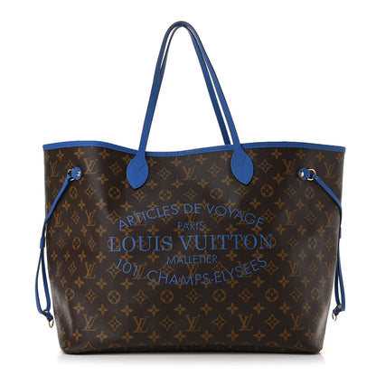 Louis Vuitton Monogram Articles de Voyage Ikat Neverfull GM Grand Blue 1 of 15