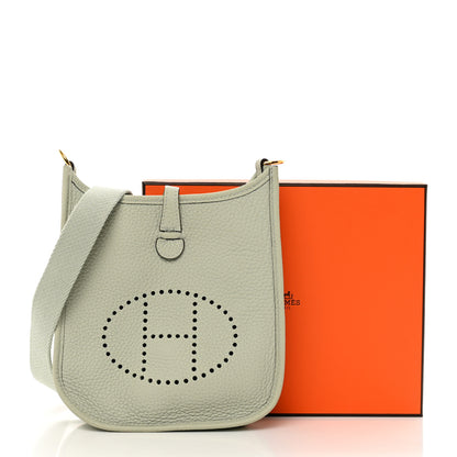 Hermes Taurillon Clemence Amazone Evelyne TPM Gris Neve 9 of 9