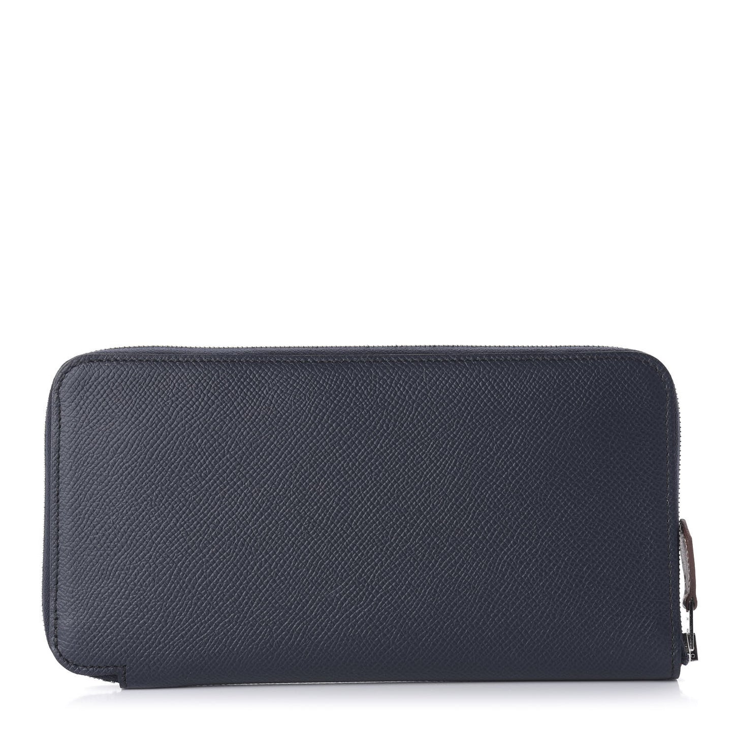 Epsom Silk'In Wallet Bleu Indigo Rouge De Coeur