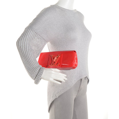 Louis Vuitton Patent Sobe Clutch Grenadine 2 of 8