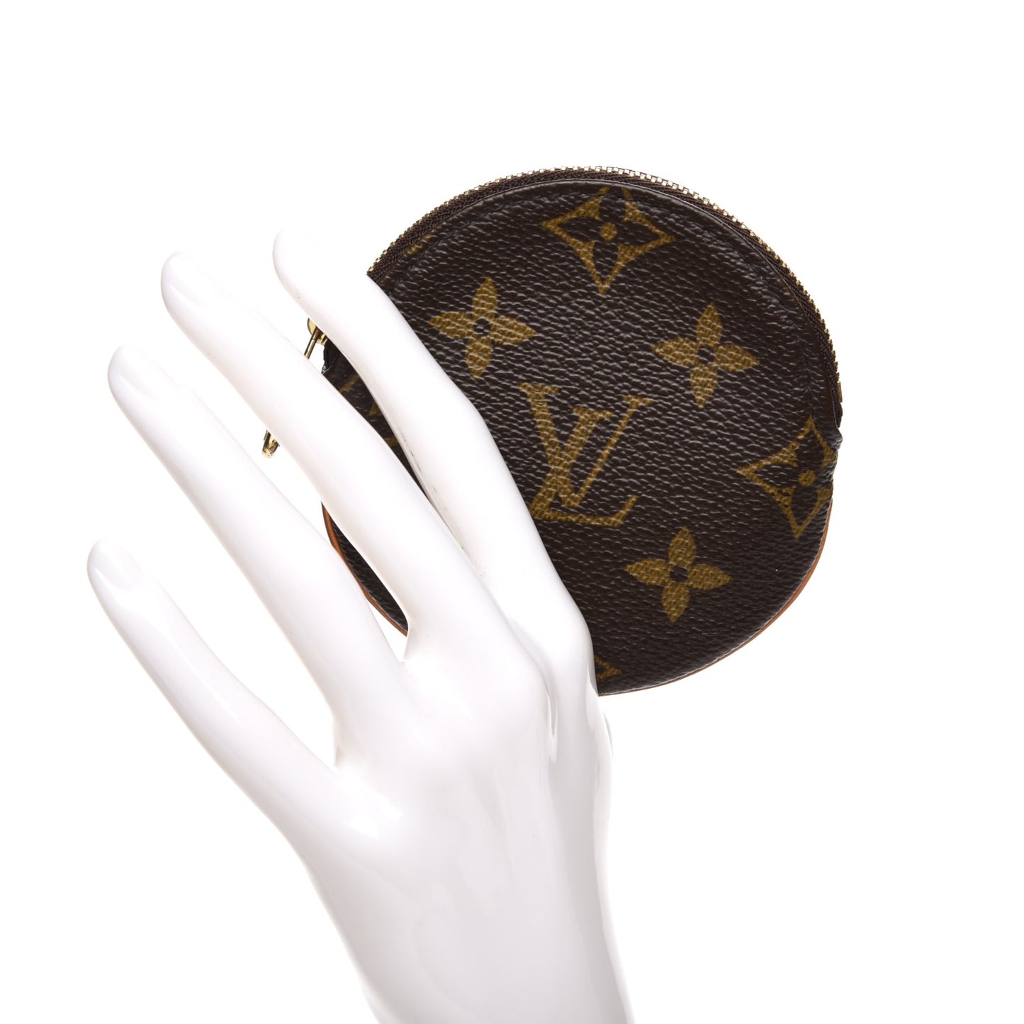 Monogram Round Coin Purse