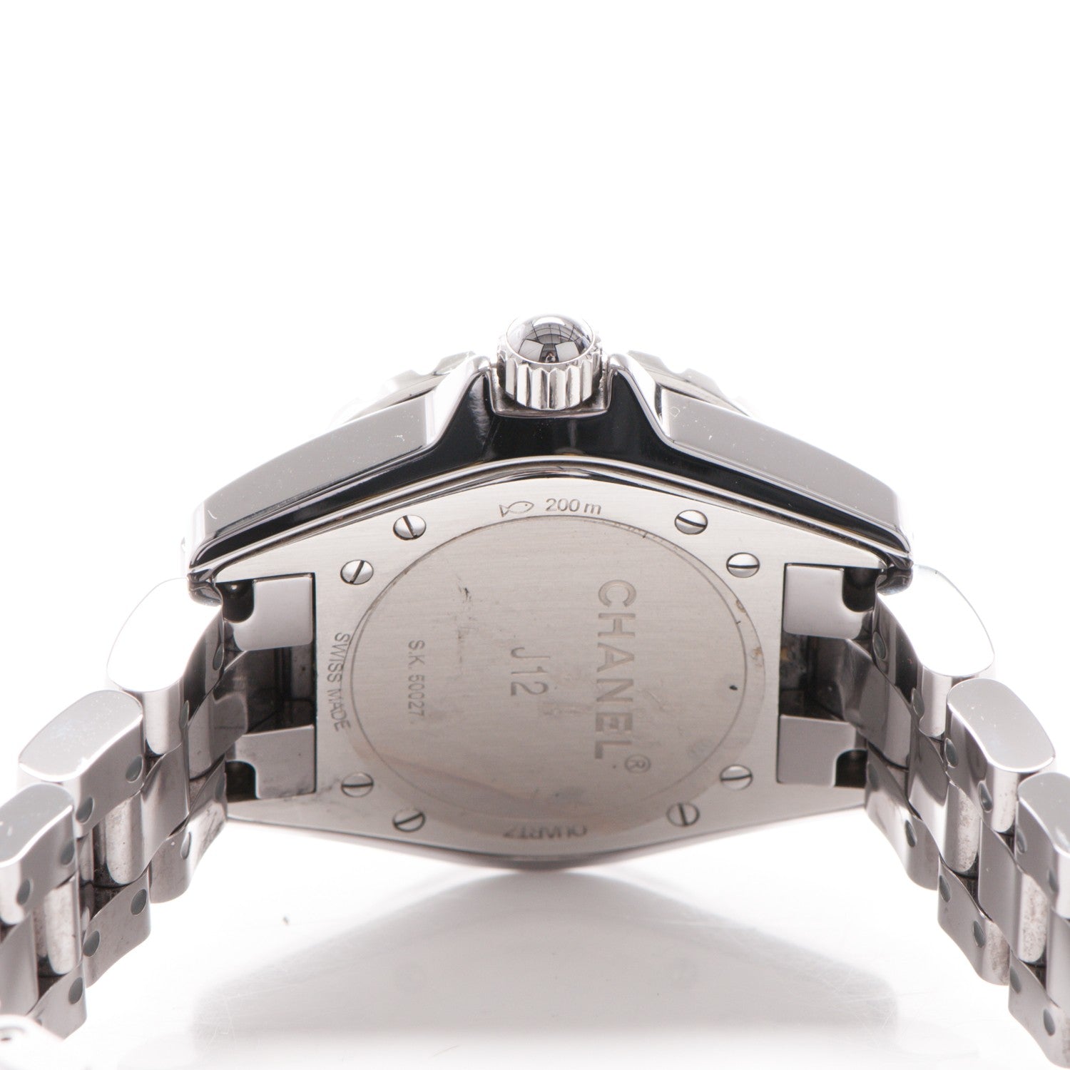 Chanel Titanium Ceramic 33mm J12 Chromatic Quartz Watch 6 of 8