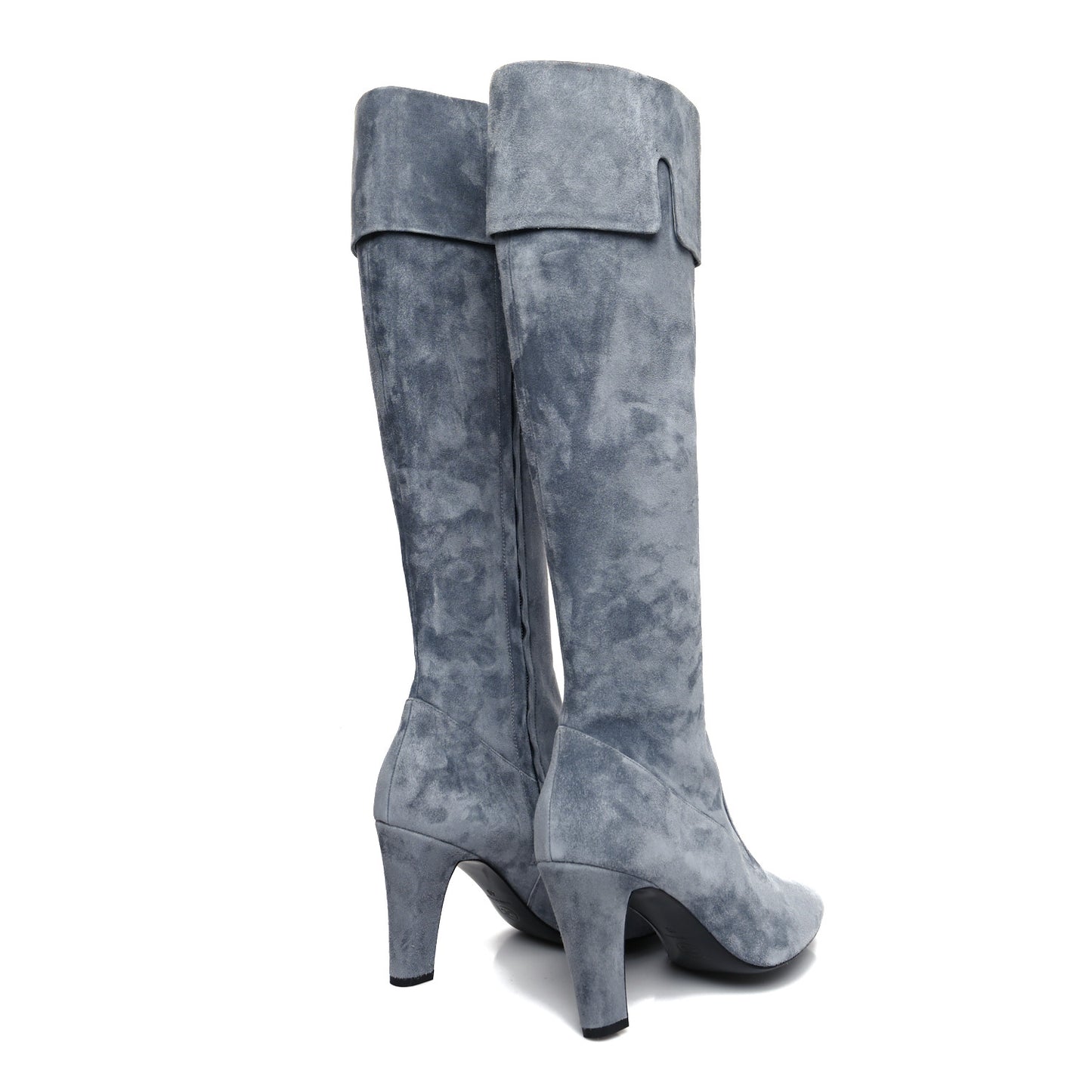 Suede High Boots 40 Grey