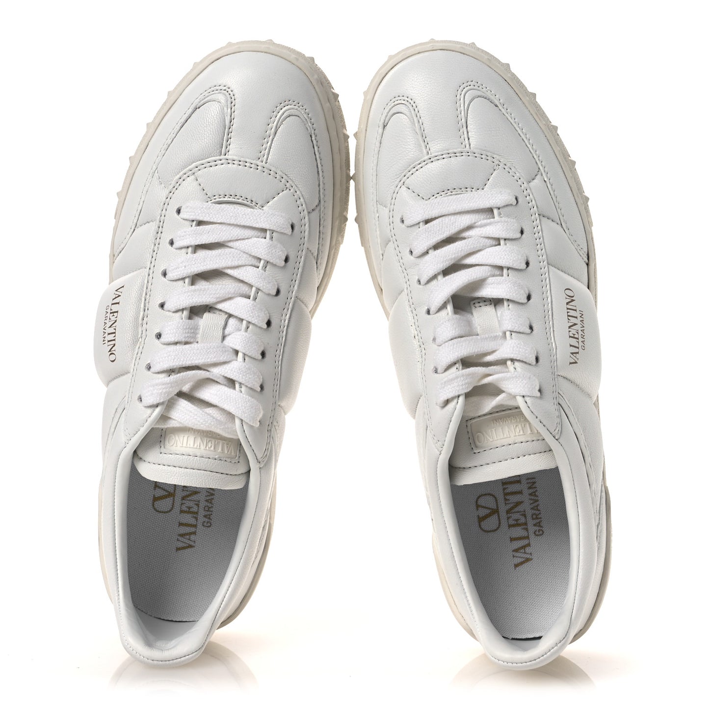 Calfskin Upvillage Sneakers 37 White