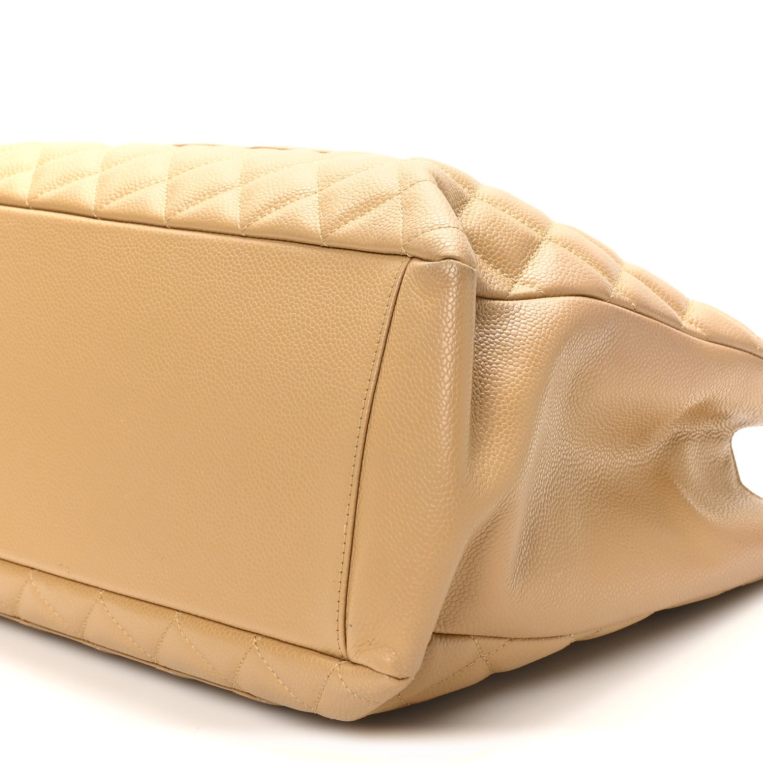 Chanel Caviar Quilted Grand Shopping Tote GST Beige 10 of 10