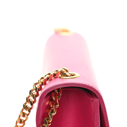 Saint Laurent Smooth Calfskin Medium Classic Monogram Kate Tassel Satchel Fuchsia 13 of 16