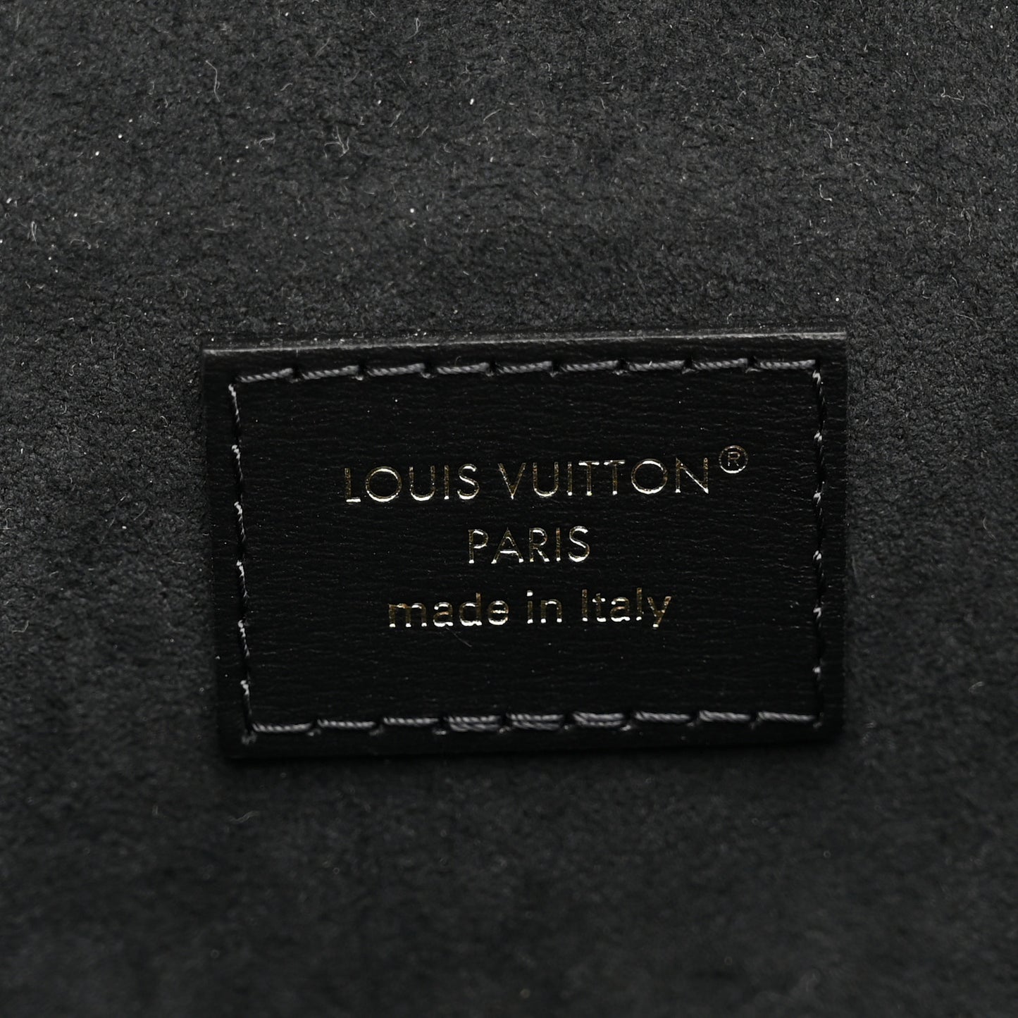 Reverse Monogram Vanity Chain Pouch