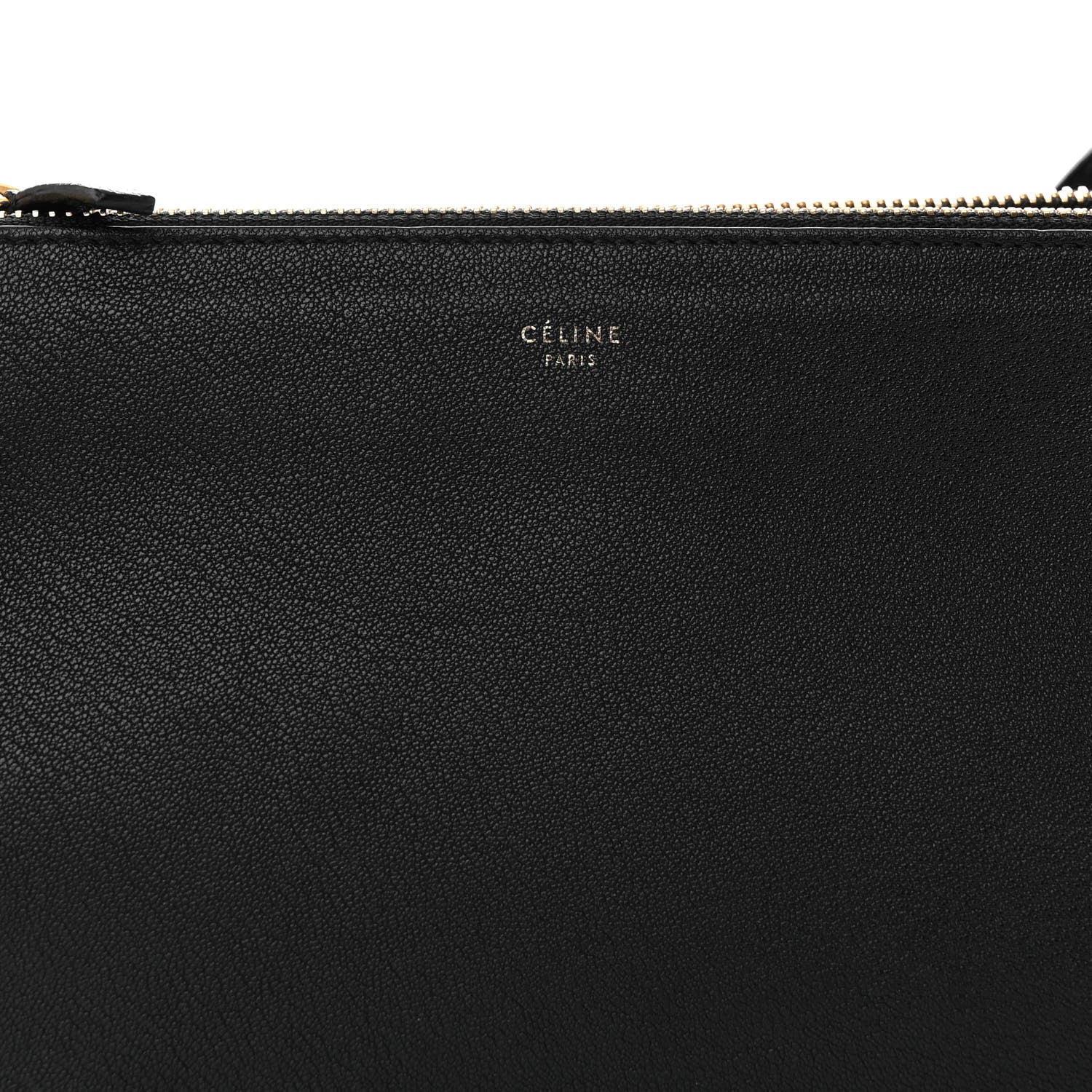 Celine Goatskin Small Trio Crossbody Bag Black 9 of 11