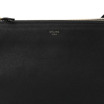 Celine Goatskin Small Trio Crossbody Bag Black 9 of 11