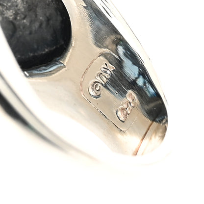 David Yurman Sterling Silver Diamond Hampton Blue Topaz 20mm Albion Statement Ring 55 7.25 5 of 5