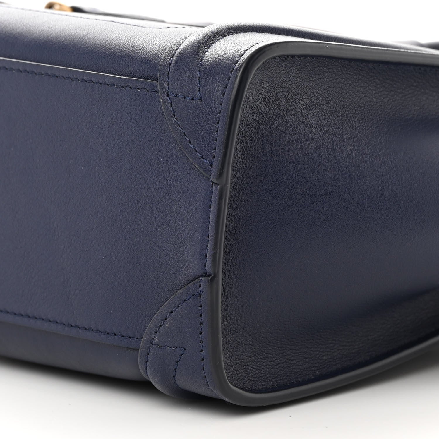 Celine Smooth Calfskin Nano Luggage Navy Blue 10 of 16