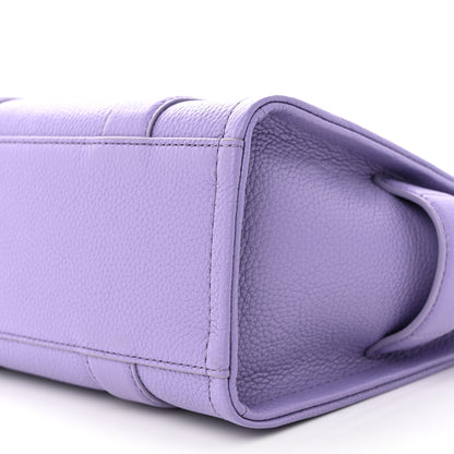 Marc Jacobs Grained Calfskin Small The Tote Bag Purple 10 of 10