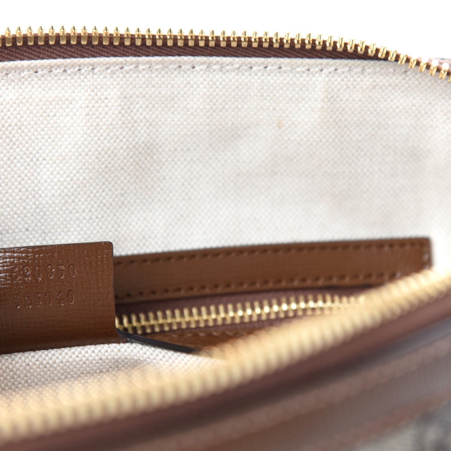 Gucci GG Supreme Monogram Horsebit 1955 Top Handle Bag Beige Brown Sugar 12 of 14