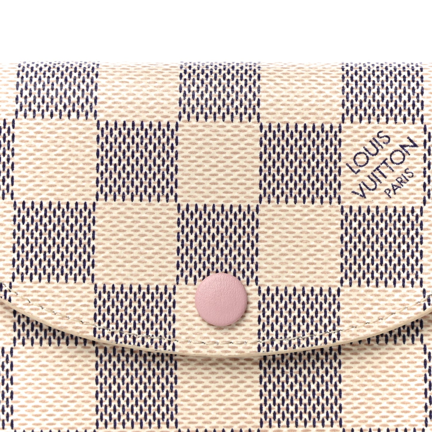 Damier Azur Rosalie Coin Purse Rose Ballerine